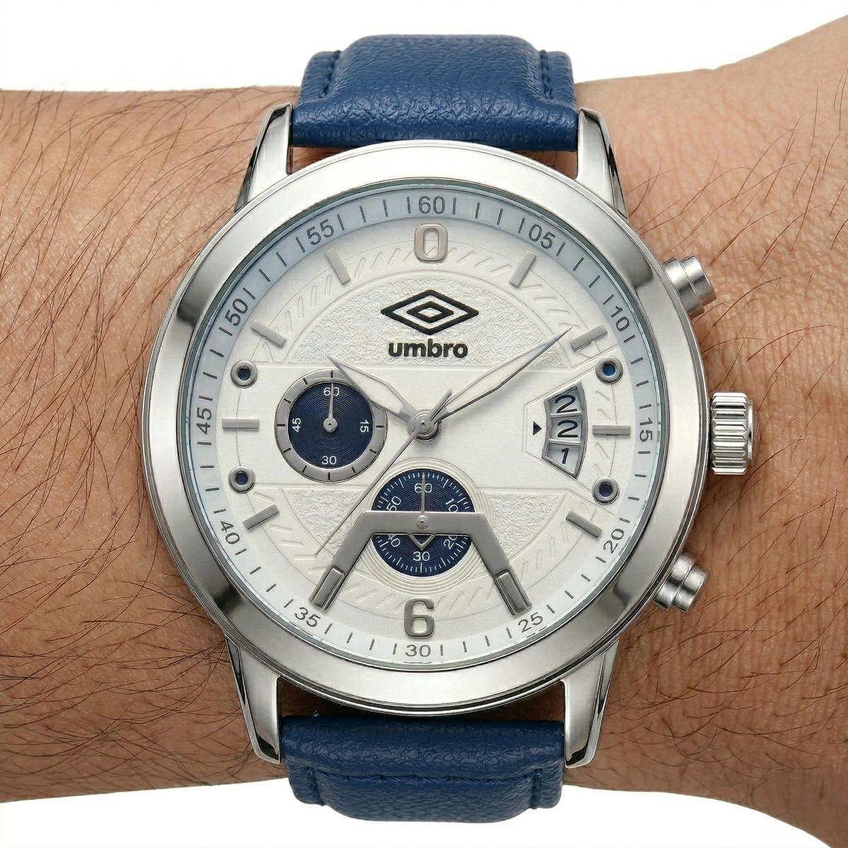 Reloj Análogo Hombre Umbro Plus Azul UMBP-1500-201