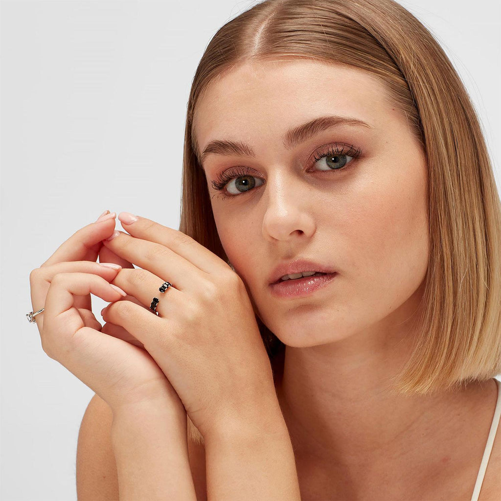 Anillo Brosway FMB11B Negro Mujer