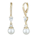 Aros Colgantes Mujer Anne Klein Básicos Bicolor