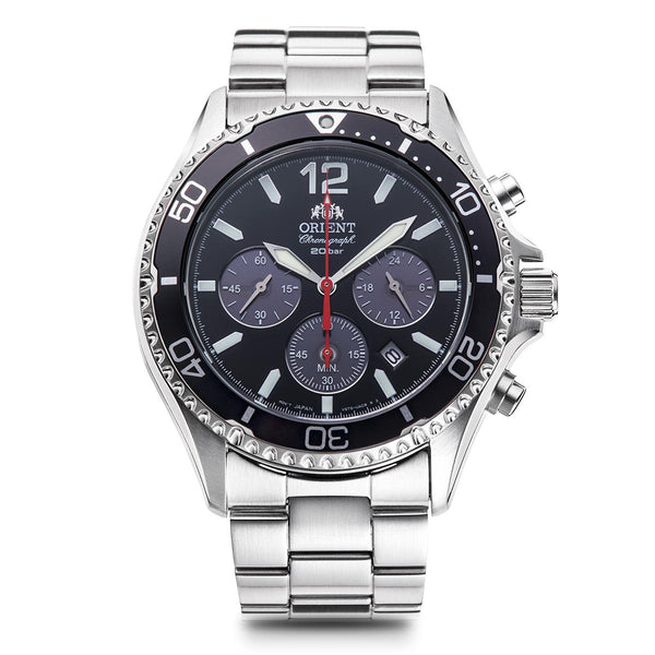 Reloj  Análogo  Hombre Orient Plateado RA-TX0202B