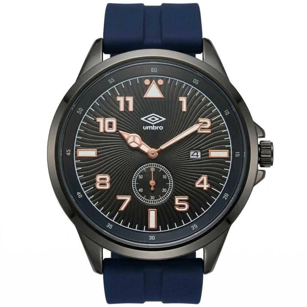 Reloj Análogo Hombre Umbro Plus Negro UMBP-1500-148