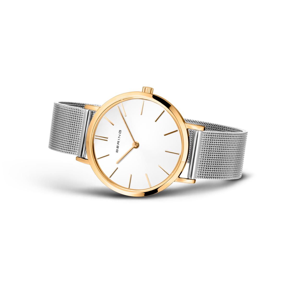 Reloj Análogo Mujer Bering Plateado 14134-010