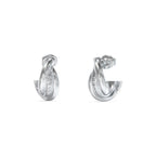 Aros Guess Plateados JUBE04070JWRHT-U
