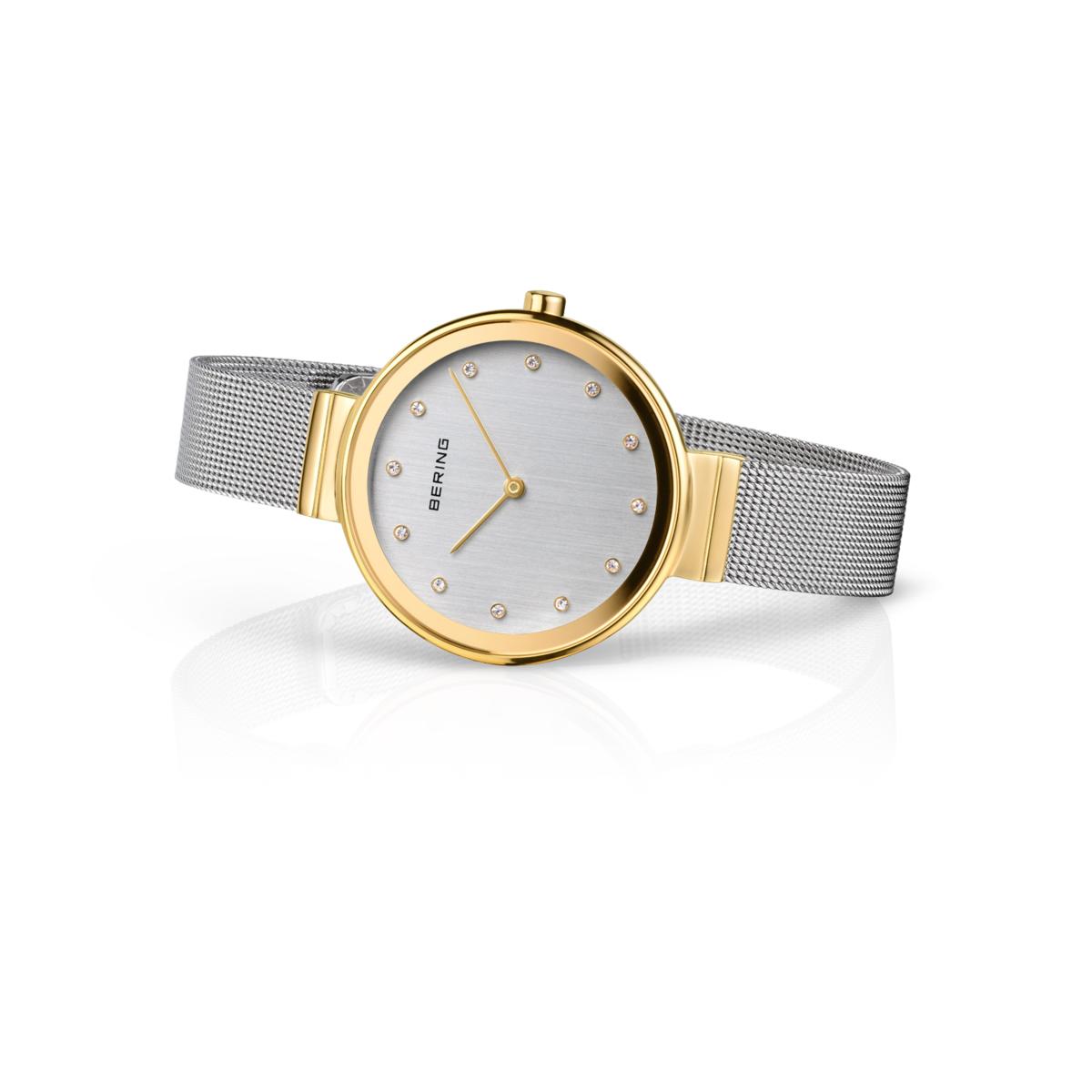 Reloj Análogo Mujer Bering Plateado 12034-010