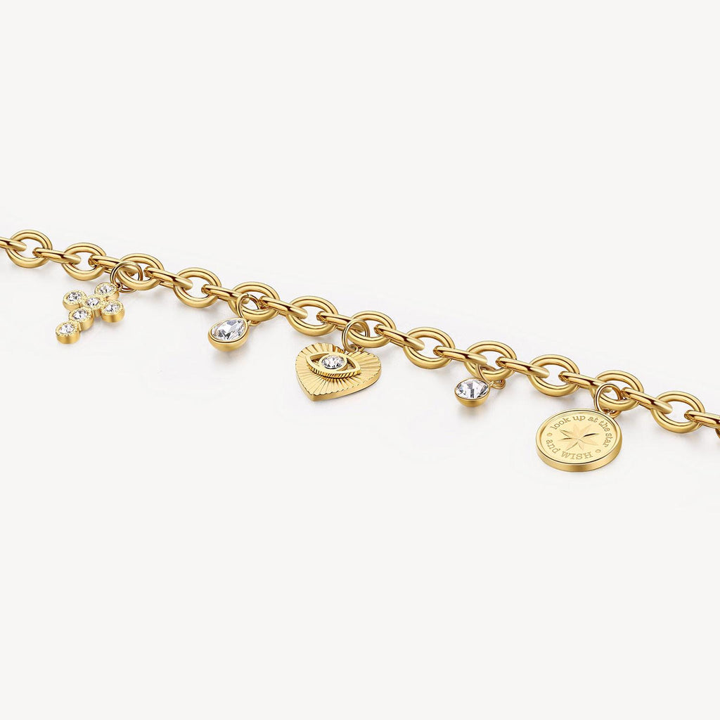 Pulsera Brosway Chakra Dorada BHKB120