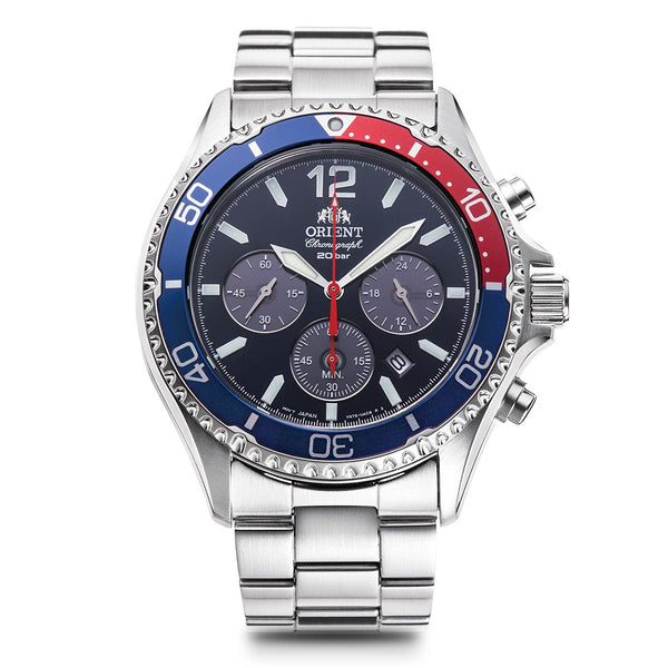 Reloj  Análogo  Hombre Orient Plateado RA-TX0201L