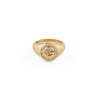 Anillo JUBR05/449JW/YG/52 Dorado Mujer Guess