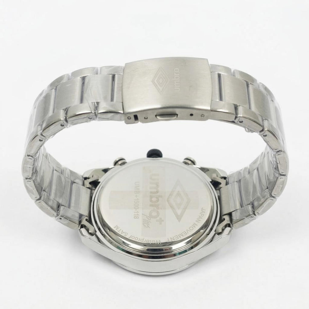 Reloj Análogo Hombre Umbro Plus Plateado UMBP-1500-118