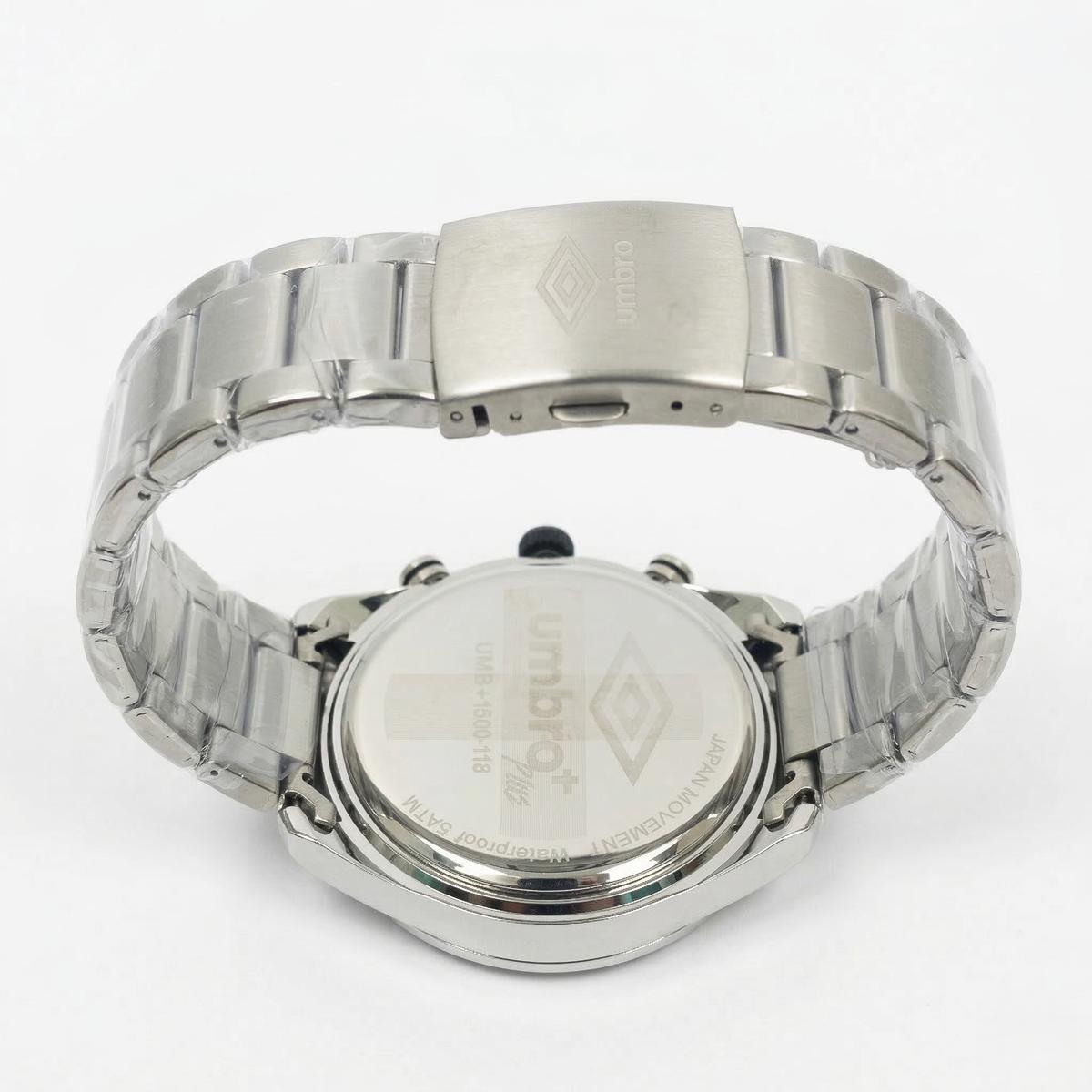 Reloj Análogo Hombre Umbro Plus Plateado UMBP-1500-118