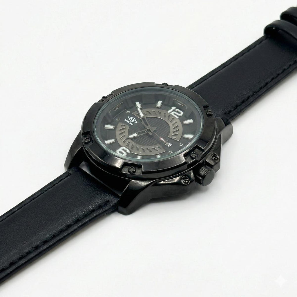 Reloj Análogo Hombre Umbro Plus Negro UMBP-1500-74