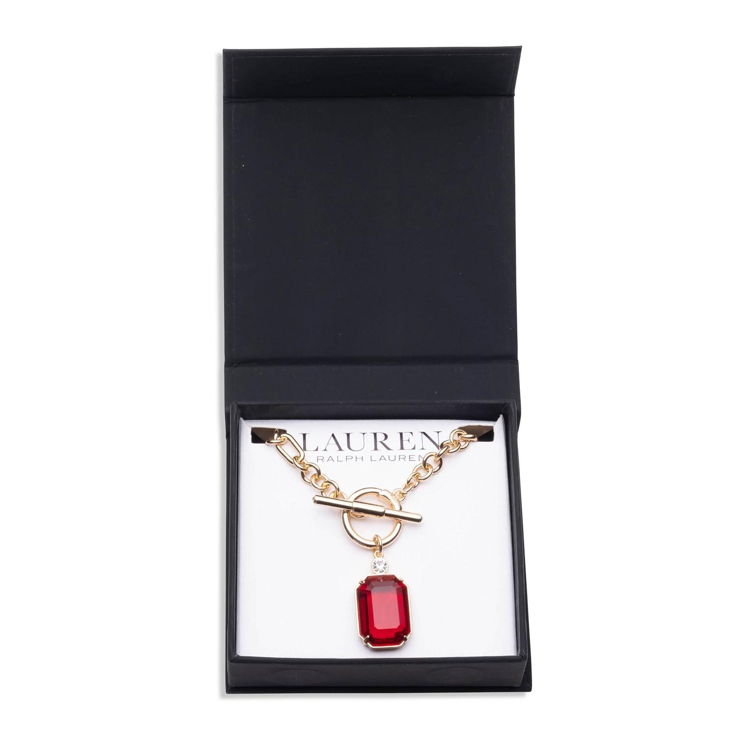 Collar Lauren Ralph Lauren Rojo Mujer 14N00424