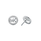 Aros Michael Kors Plateado Mujer