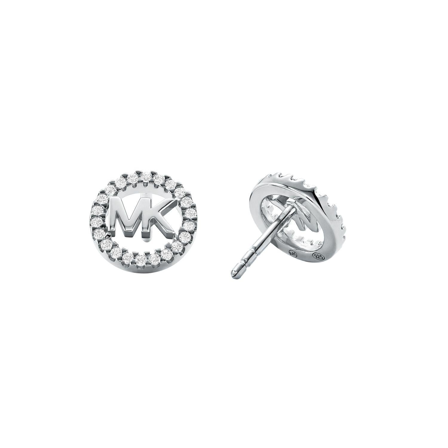 Aros Michael Kors Plateado Mujer