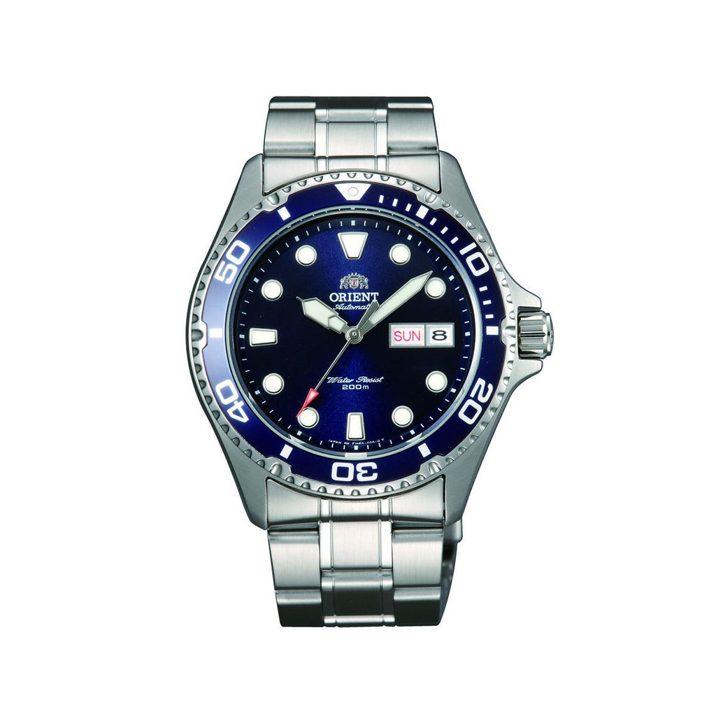 Reloj Buceo Hombre Orient Plateado TAA02005D