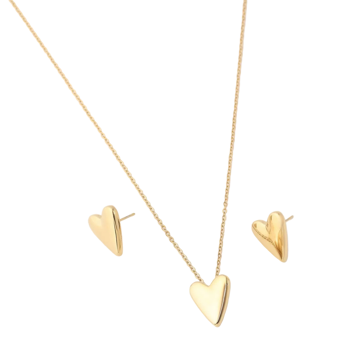 Gift Set Collar y Aros Mujer 19V69 Dorado