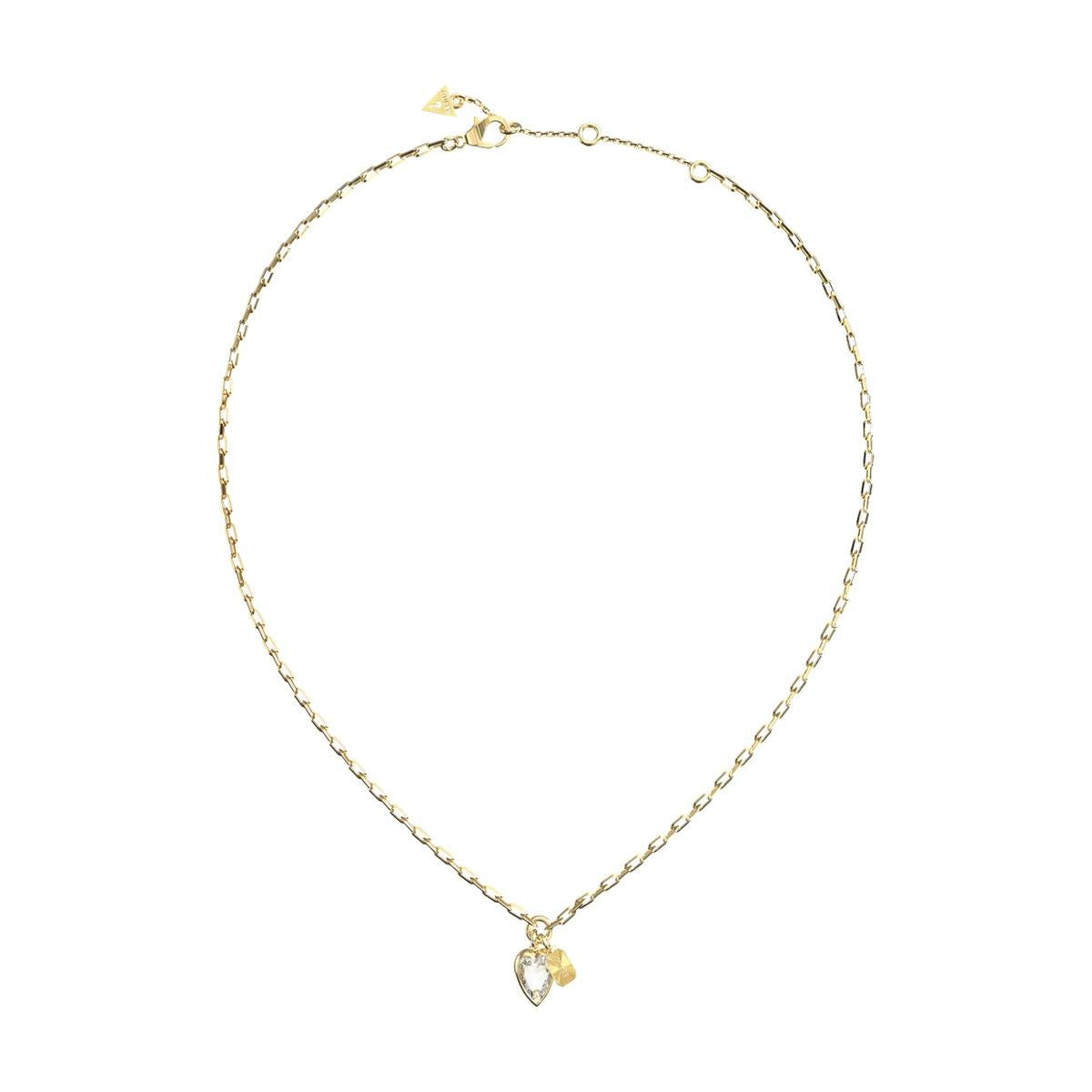 Collar Crystal Love Mujer Guess Dorado