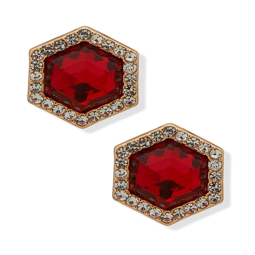 Aros Anne Klein Rojo Mujer 01G00736