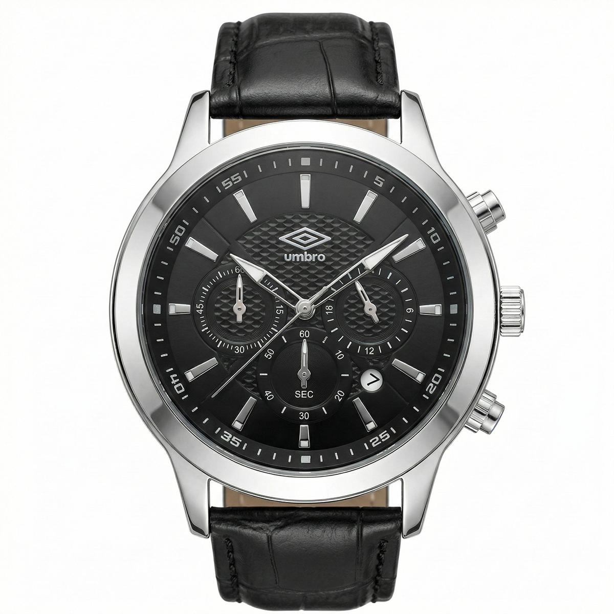 Reloj Análogo Hombre Umbro Plus Negro UMBP-1500-82