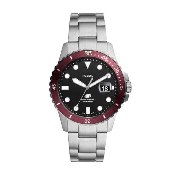 Reloj Plateado Fossil Hombre FS6013
