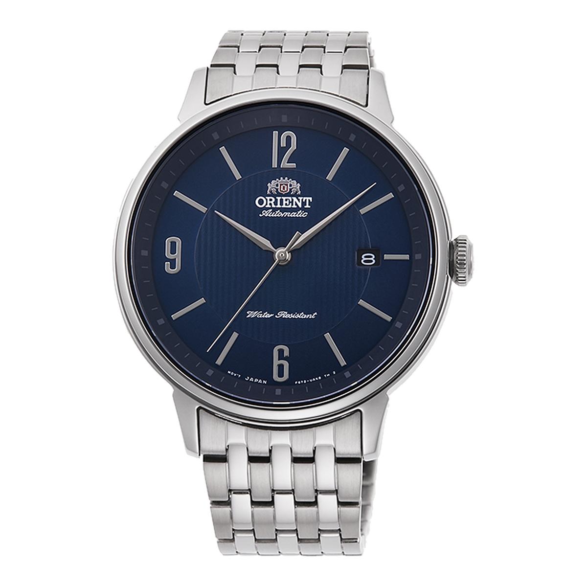 Reloj Análogo Hombre Orient Plateado RA-AC0J09L
