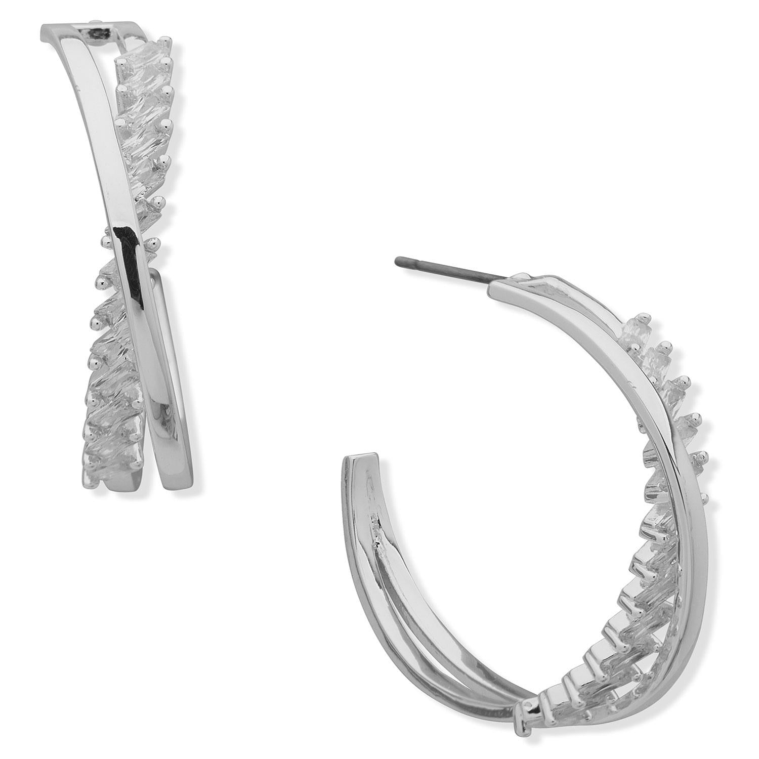 Aros Anne Klein Plateado Mujer 01G00691