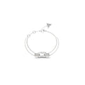 Pulsera Guess Plateada JUBB04581JWRHS