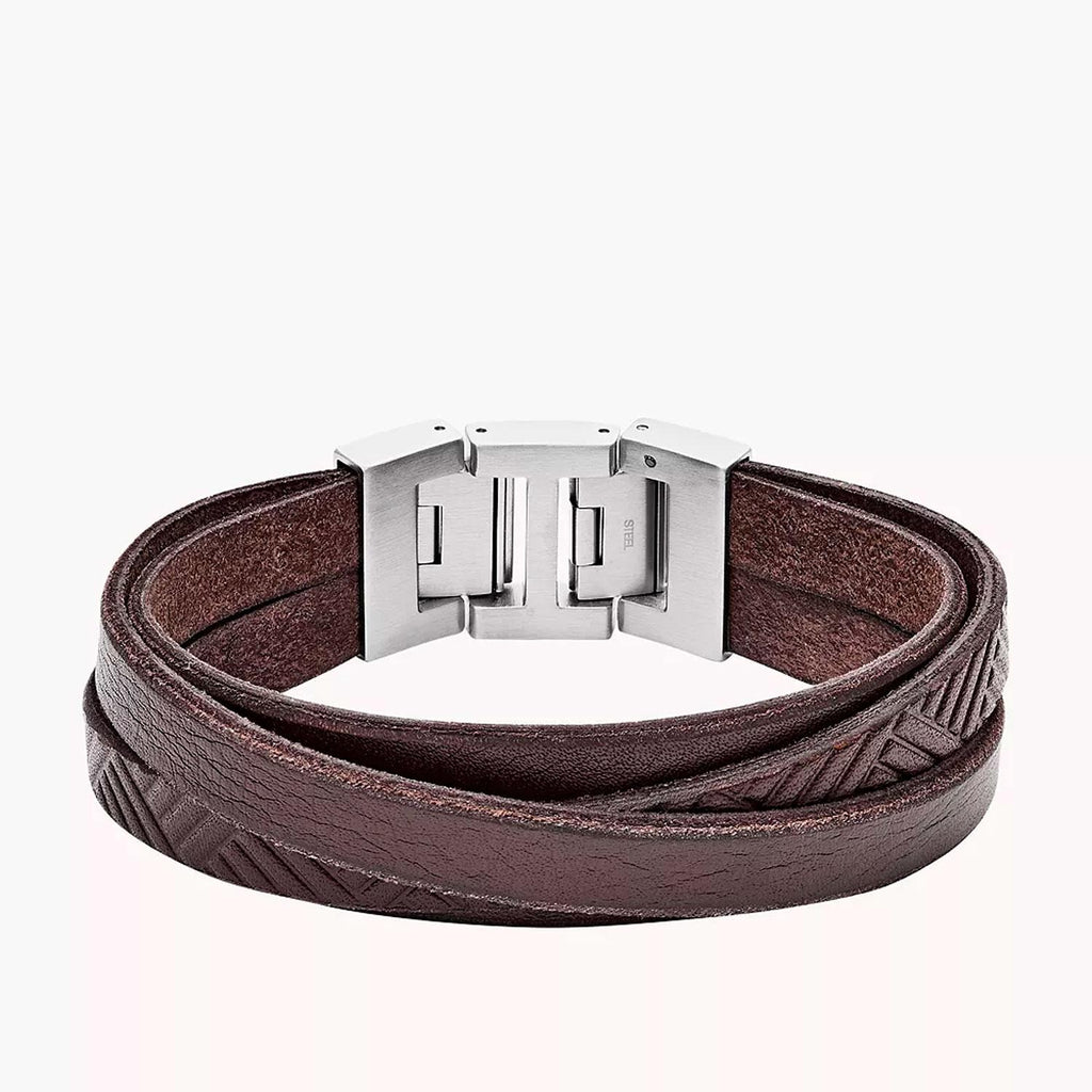 Brazalete Fossil Café Hombre