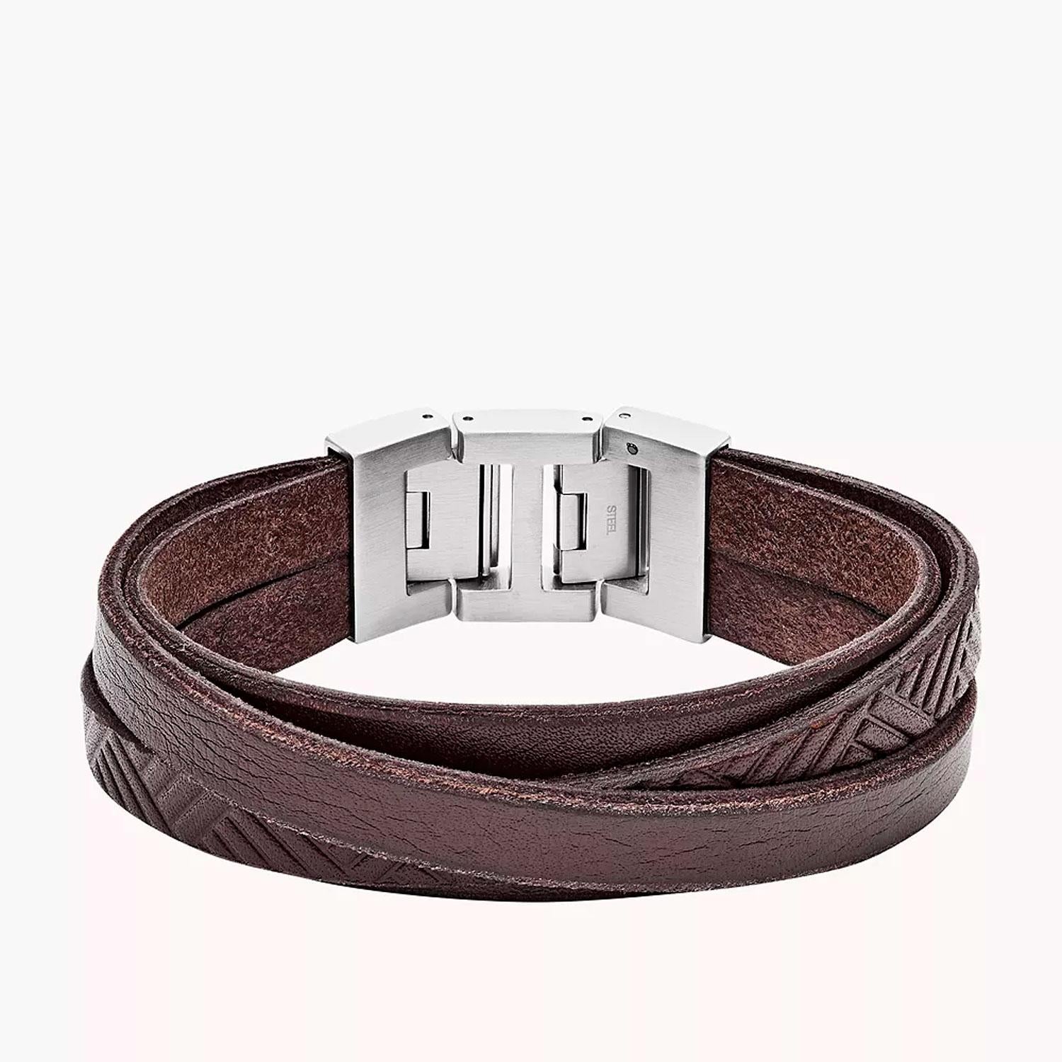 Brazalete Fossil Café Hombre