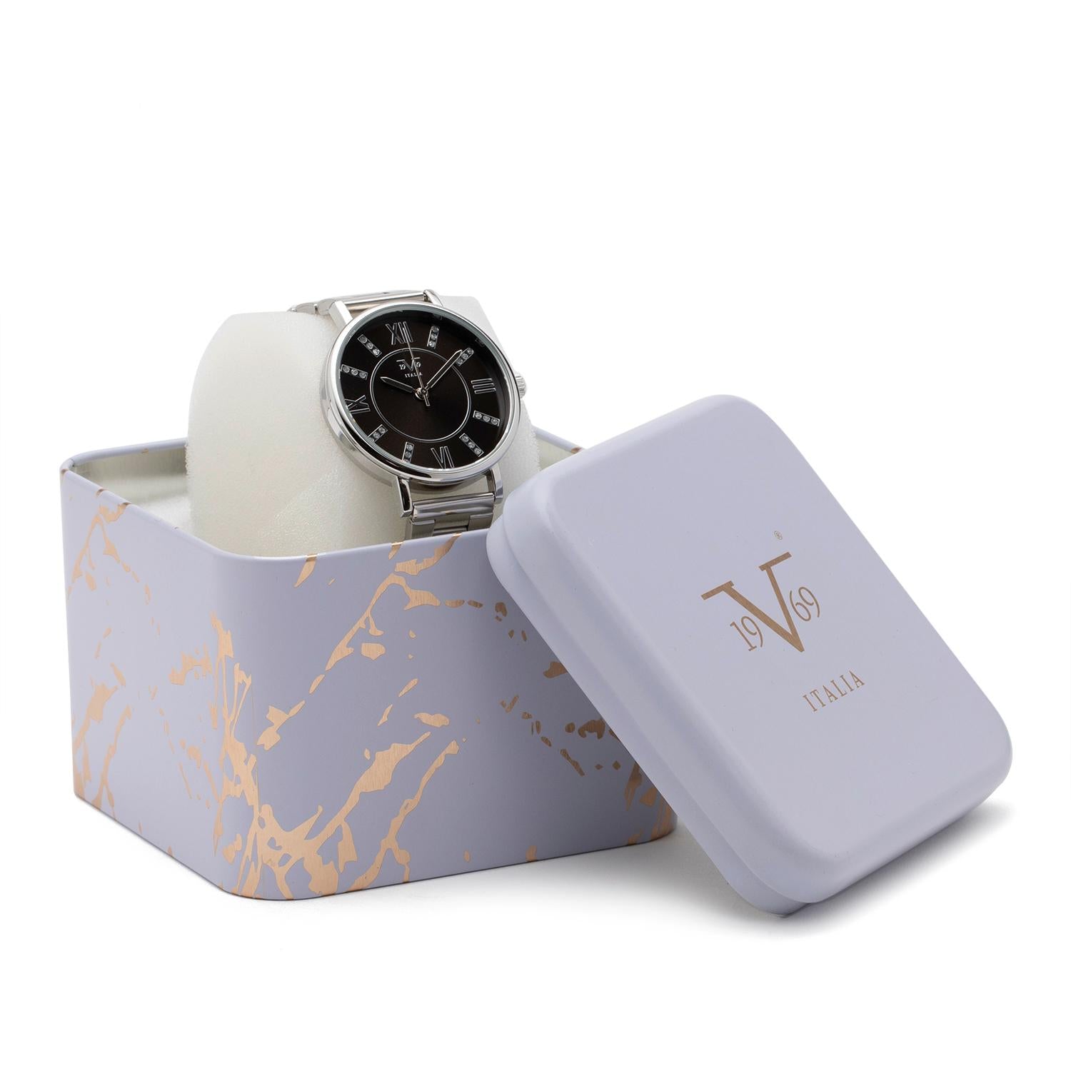 Reloj 19v69 Italia V1969-249-2 Plateado Mujer