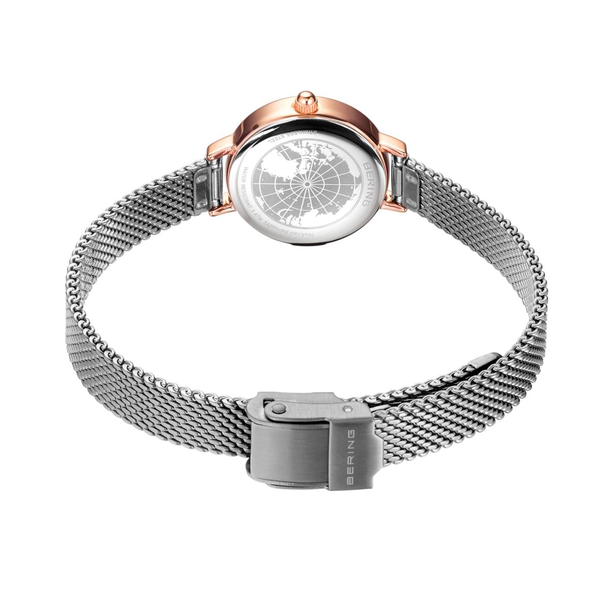 Reloj Análogo Mujer Bering Plateado 11022-060
