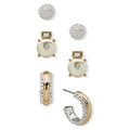 Gift Set Mujer Aros Anne Klein Cocoa Beach Dorado
