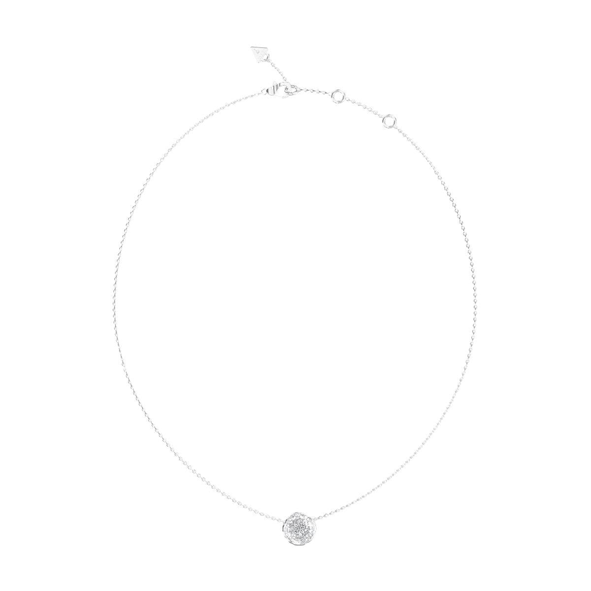 Collar Morning Grace Mujer Guess Plateado