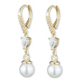 Aros Colgantes Mujer Anne Klein Básicos Bicolor