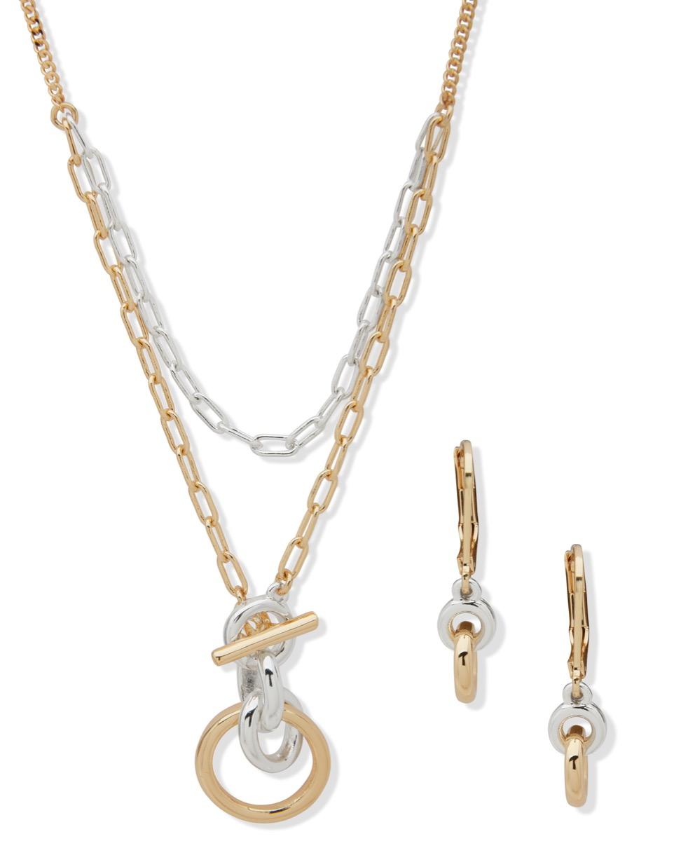 Gift Set Joyas Anne Klein Dorado y Plateado 01S00256