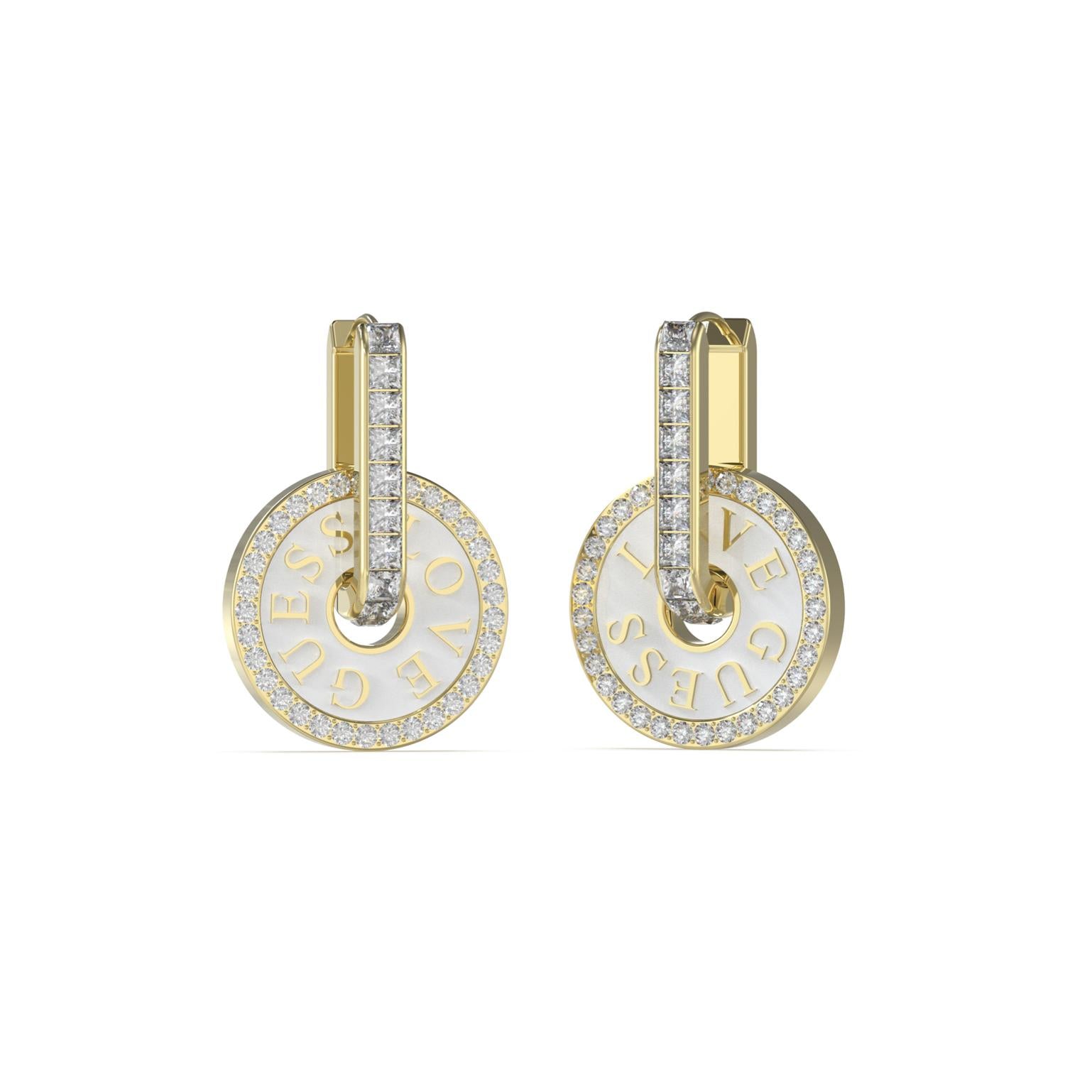 Aros Guess Dorados JUBE04075JWYGWHT-U