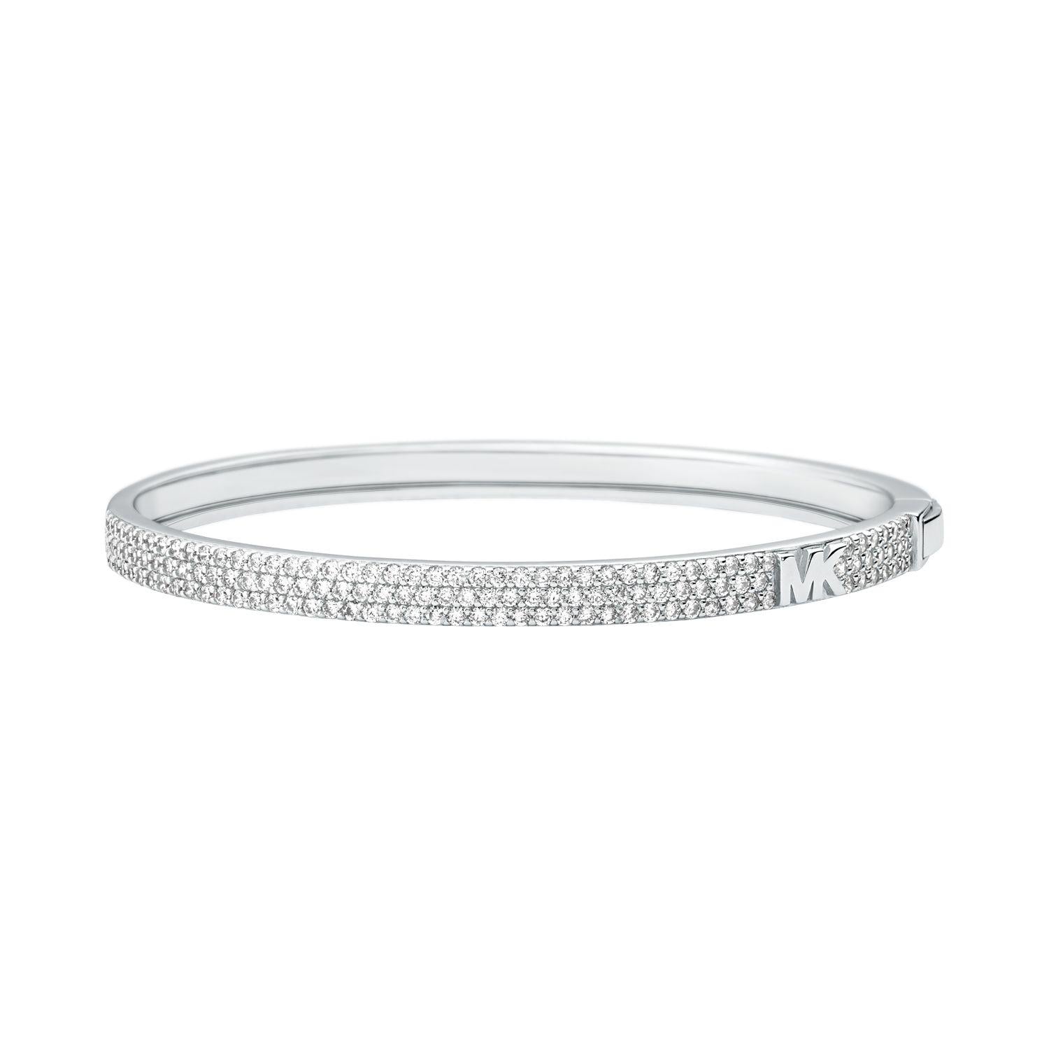 Brazalete Michael Kors Plateado Mujer