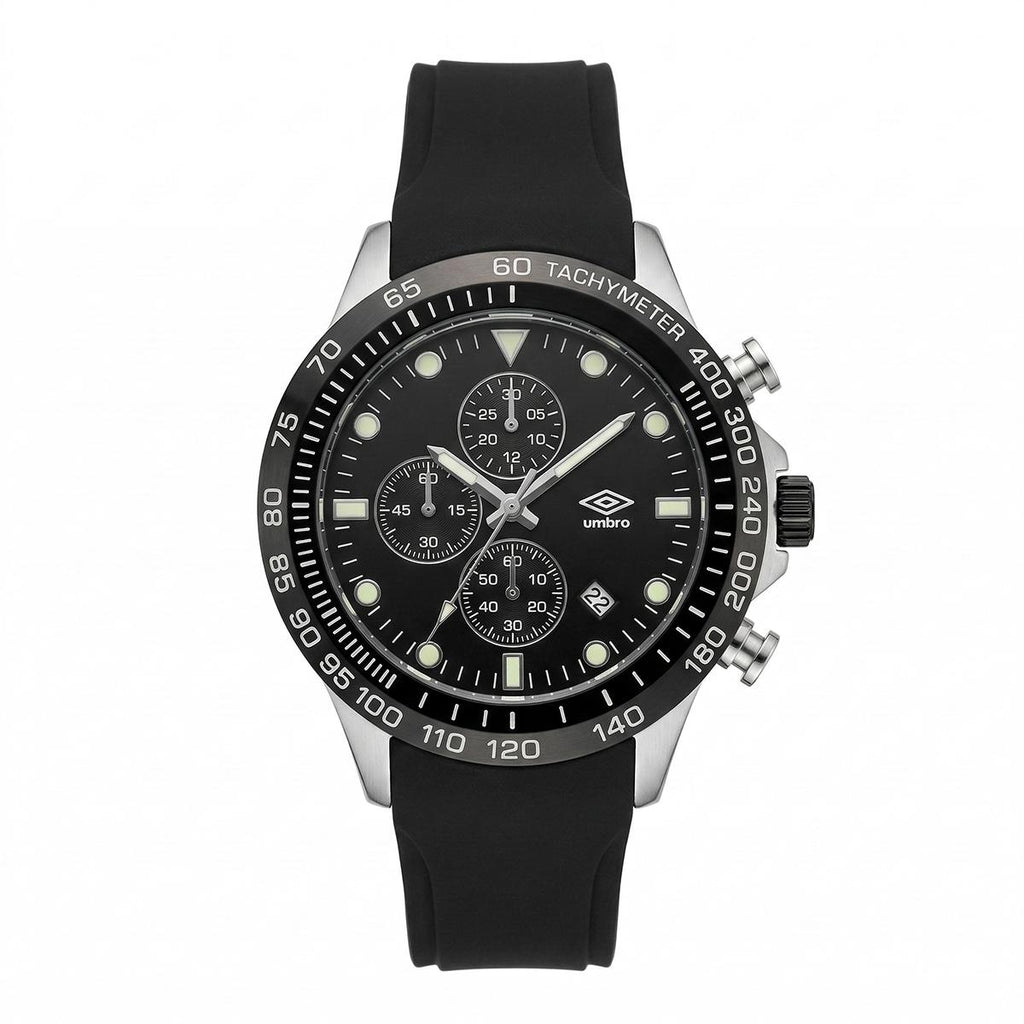 Reloj Análogo Hombre Umbro Plus Negro UMBP-1500-110