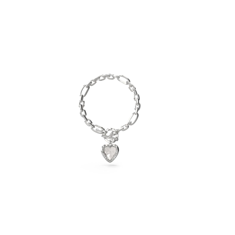 Pulsera Guess Plateada JUBB04599JWRHS