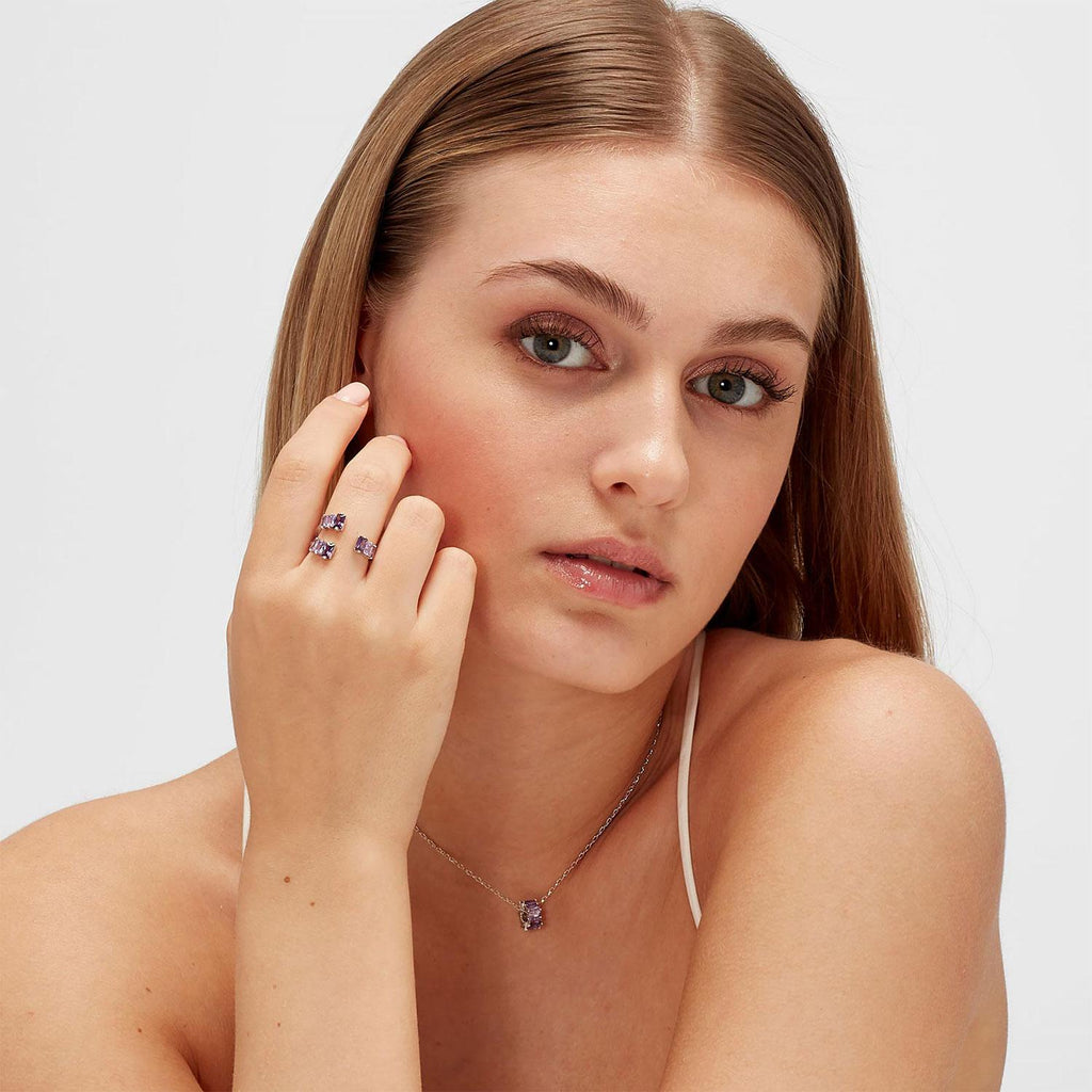 Anillo Brosway FMP17B Morado Mujer