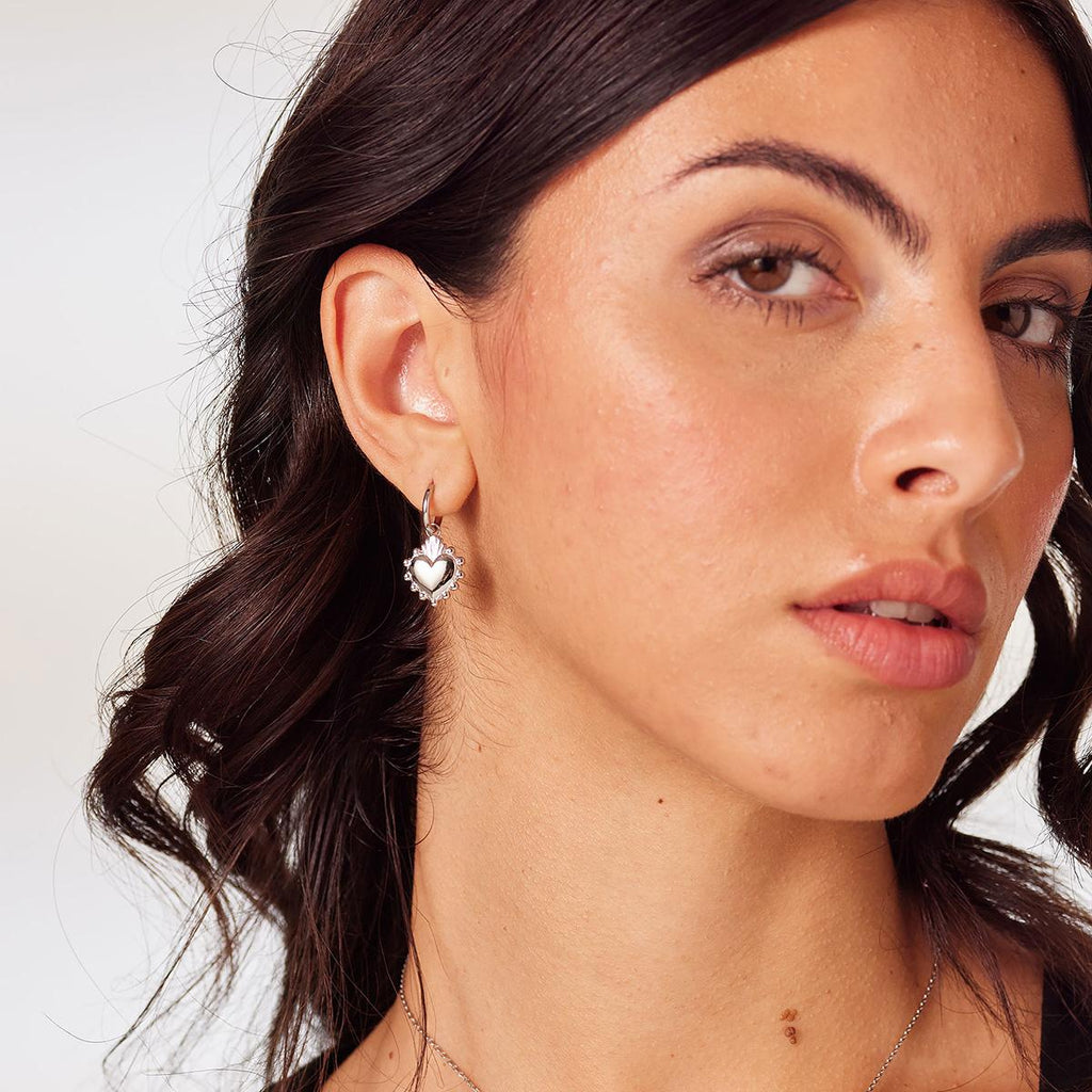 Aros Brosway Chakra Corazón /Plateado Plateado Mujer BHKE196