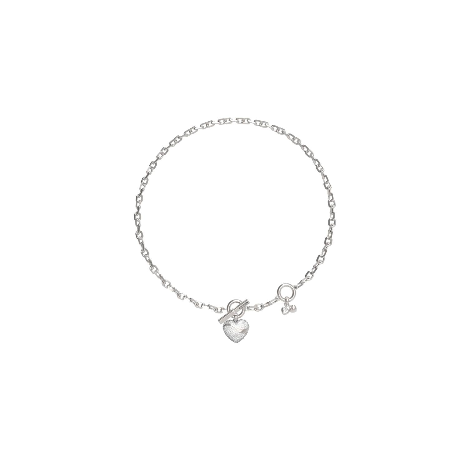 Collar Guess Plateado Mujer JUBN04494JWRHT-U