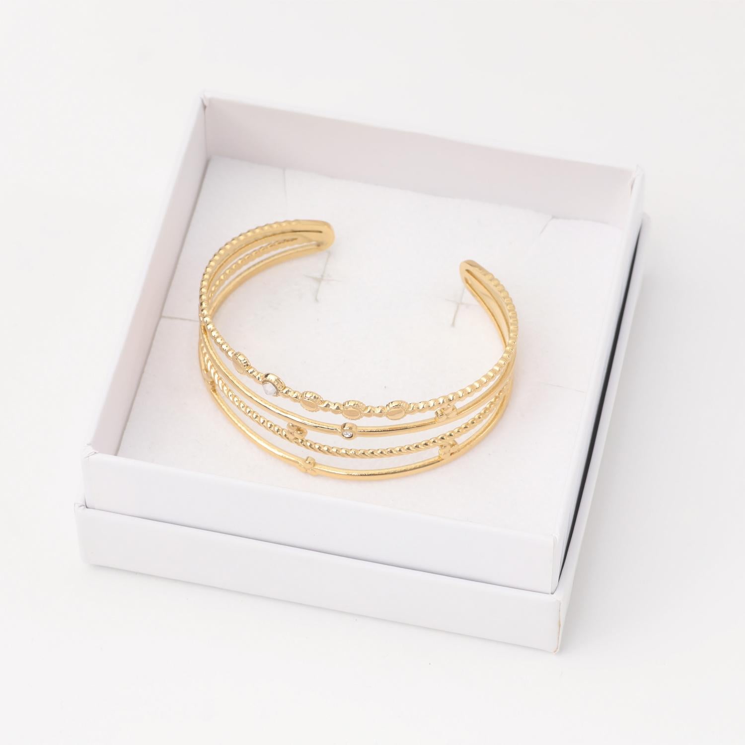 Brazalete 19v69 Dorado Mujer STB134