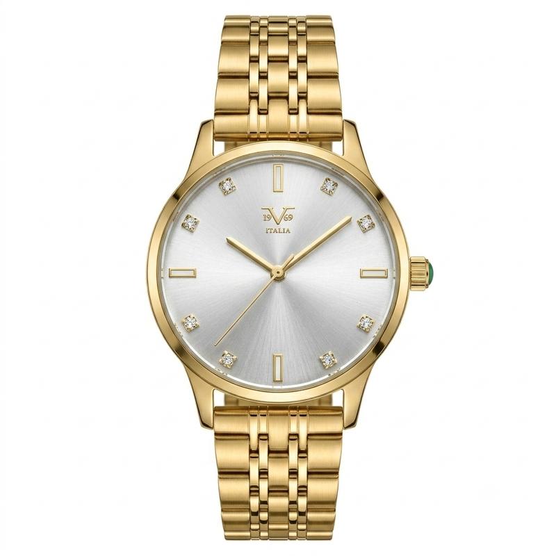 Reloj Análogo Femenino V1969 Dorado V1969-1000-165