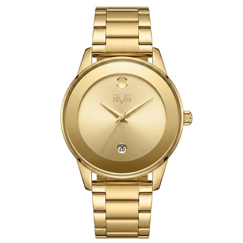 Reloj Análogo Femenino V1969 Dorado V1969-1000-131
