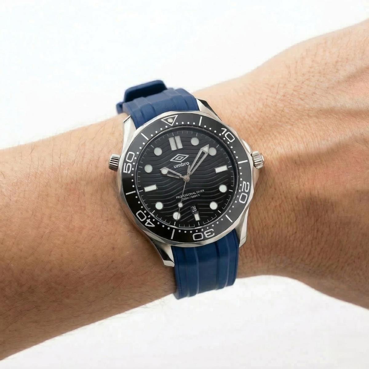 Reloj Análogo Hombre Umbro Plus Azul UMBP-1500-187