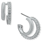 Aros Anne Klein Plateado Mujer 01G00787