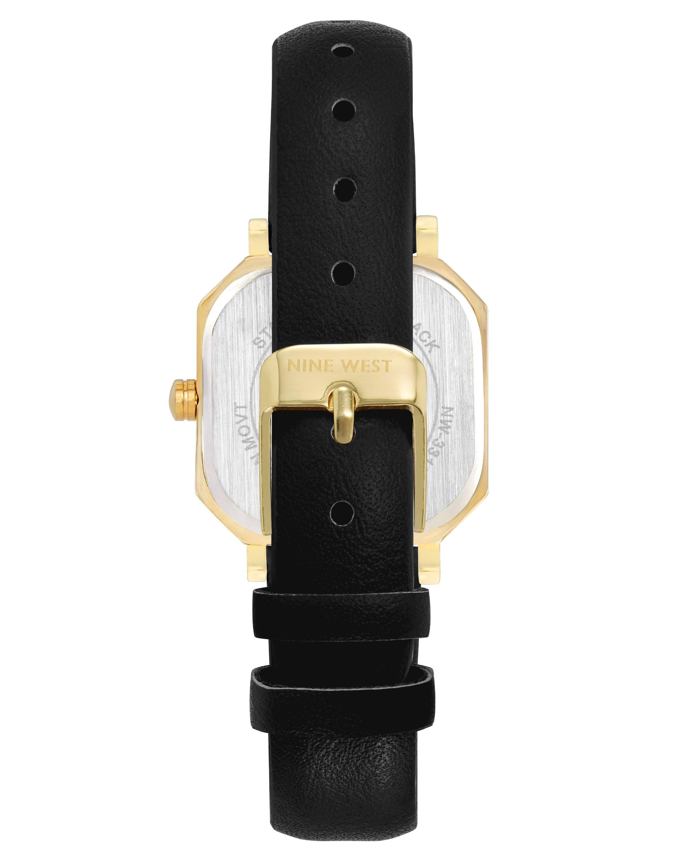 Reloj Análogo Mujer Nine West Negro NW-3312GPBK