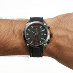 Reloj Análogo Hombre Umbro Plus Negro/Rojo UMBP-1500-90