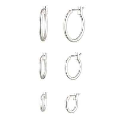 Set de Aros Mujer Anne Klein Plat. 01G01056