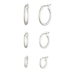 Set de Aros Mujer Anne Klein Plat. 01G01056